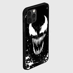 Чехол для iPhone 12 Pro Max Venom logo, цвет: 3D-черный — фото 2