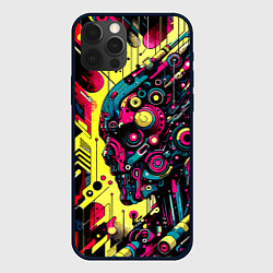 Чехол для iPhone 12 Pro Max Cyber profile - ai art fantasy, цвет: 3D-черный