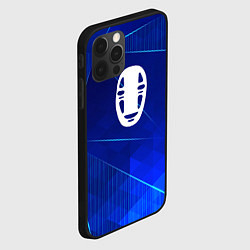 Чехол для iPhone 12 Pro Max Spirited Away blue poly, цвет: 3D-черный — фото 2