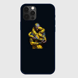 Чехол для iPhone 12 Pro Max Мускулистый парень со змеей символ 2025, цвет: 3D-черный