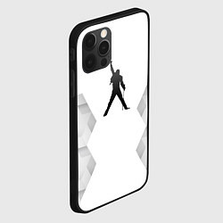 Чехол для iPhone 12 Pro Max Queen white poly, цвет: 3D-черный — фото 2
