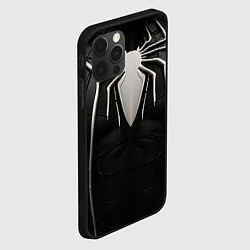 Чехол для iPhone 12 Pro Max Костюм черного человека паука смешенного с веномом, цвет: 3D-черный — фото 2