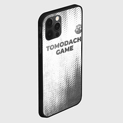 Чехол для iPhone 12 Pro Max Tomodachi Game - white gradient посередине, цвет: 3D-черный — фото 2