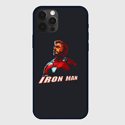 Чехол для iPhone 12 Pro Max Я железный человек, цвет: 3D-черный