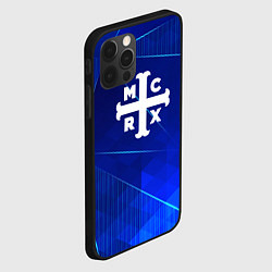Чехол для iPhone 12 Pro Max My Chemical Romance blue poly, цвет: 3D-черный — фото 2