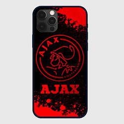 Чехол для iPhone 12 Pro Max Ajax - red gradient, цвет: 3D-черный