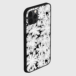 Чехол для iPhone 12 Pro Max Мороз на стекле, цвет: 3D-черный — фото 2