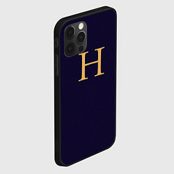 Чехол для iPhone 12 Pro Max Weasley jumper letter H, цвет: 3D-черный — фото 2
