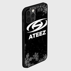 Чехол для iPhone 12 Pro Max Снежный Ateez, цвет: 3D-черный — фото 2