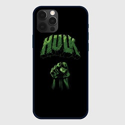 Чехол для iPhone 12 Pro Max Hulk punch, цвет: 3D-черный