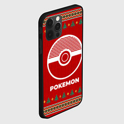 Чехол для iPhone 12 Pro Max Pokemon new year, цвет: 3D-черный — фото 2