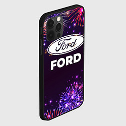 Чехол для iPhone 12 Pro Max Праздничный Ford, цвет: 3D-черный — фото 2