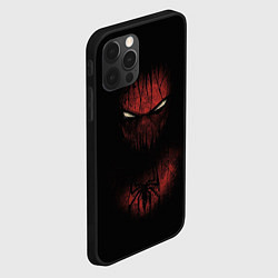 Чехол для iPhone 12 Pro Max Darkness Spider-Man, цвет: 3D-черный — фото 2