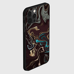 Чехол для iPhone 12 Pro Max Волна безумия, цвет: 3D-черный — фото 2