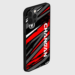 Чехол для iPhone 12 Pro Max Changan - Red sport, цвет: 3D-черный — фото 2