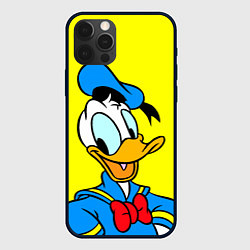 Чехол для iPhone 12 Pro Max Дональд Дак, цвет: 3D-черный