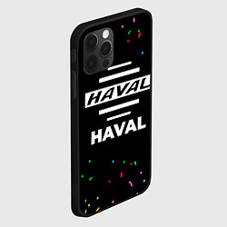 Чехол для iPhone 12 Pro Max Haval конфети, цвет: 3D-черный — фото 2