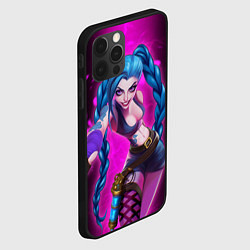 Чехол для iPhone 12 Pro Max Jinx Arcane League of Legends game, цвет: 3D-черный — фото 2