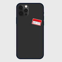 Чехол для iPhone 12 Pro Max Поплакал но всё сделал, цвет: 3D-черный