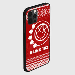 Чехол для iPhone 12 Pro Max Новогодний Blink 182, цвет: 3D-черный — фото 2