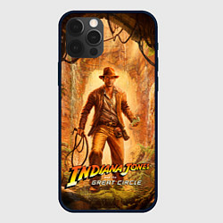 Чехол для iPhone 12 Pro Max Инди Indiana Jones and the great circle, цвет: 3D-черный
