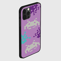 Чехол для iPhone 12 Pro Max Пиксели, цвет: 3D-черный — фото 2