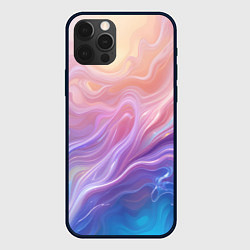 Чехол для iPhone 12 Pro Max Розовая абстракция, цвет: 3D-черный