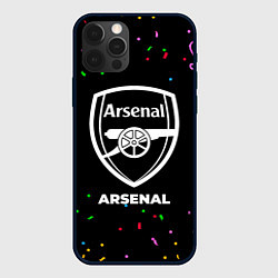 Чехол для iPhone 12 Pro Max Arsenal конфети, цвет: 3D-черный