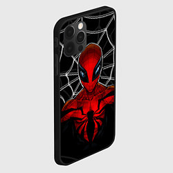 Чехол для iPhone 12 Pro Max Человек паук игра, цвет: 3D-черный — фото 2