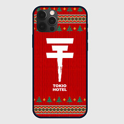 Чехол для iPhone 12 Pro Max Tokio Hotel new year, цвет: 3D-черный