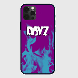 Чехол для iPhone 12 Pro Max Dayz неоновый огонь, цвет: 3D-черный