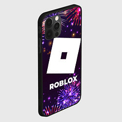 Чехол для iPhone 12 Pro Max Праздничный Roblox, цвет: 3D-черный — фото 2