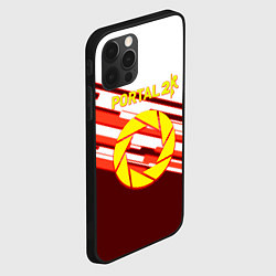 Чехол для iPhone 12 Pro Max Portal geometry game, цвет: 3D-черный — фото 2