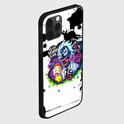 Чехол для iPhone 12 Pro Max Venom-Rick and Morty - blots, цвет: 3D-черный — фото 2