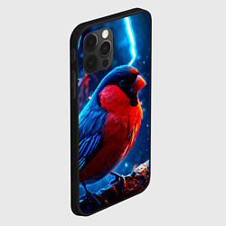 Чехол для iPhone 12 Pro Max Снигирь и молнии, цвет: 3D-черный — фото 2