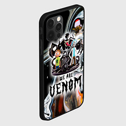 Чехол для iPhone 12 Pro Max Морти и Рик под властью ядовитой слизи - коллаба, цвет: 3D-черный — фото 2