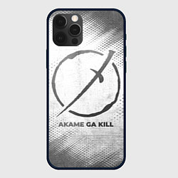 Чехол для iPhone 12 Pro Max Akame ga Kill - white gradient, цвет: 3D-черный