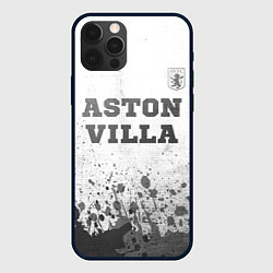 Чехол для iPhone 12 Pro Max Aston Villa - white gradient посередине, цвет: 3D-черный