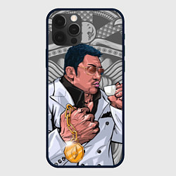 Чехол для iPhone 12 Pro Max Ма Дон Сок - якудза с капучино, цвет: 3D-черный