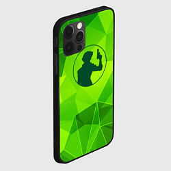 Чехол для iPhone 12 Pro Max Cowboy Bebop green poly, цвет: 3D-черный — фото 2