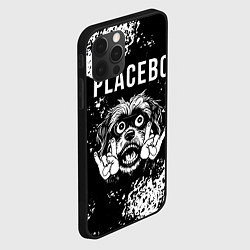 Чехол для iPhone 12 Pro Max Placebo рок пес, цвет: 3D-черный — фото 2