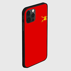 Чехол для iPhone 12 Pro Max Сухопутные войска, цвет: 3D-черный — фото 2