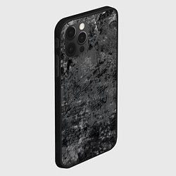 Чехол для iPhone 12 Pro Max Абстракция - grunge mood, цвет: 3D-черный — фото 2