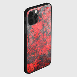 Чехол для iPhone 12 Pro Max Абстракция - grunge vibe, цвет: 3D-черный — фото 2