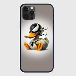 Чехол для iPhone 12 Pro Max Venom Duck - ai art fantasy, цвет: 3D-черный