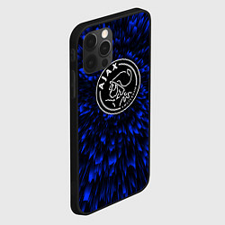 Чехол для iPhone 12 Pro Max Ajax blue energy, цвет: 3D-черный — фото 2