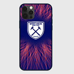 Чехол для iPhone 12 Pro Max West Ham red energy, цвет: 3D-черный