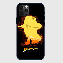 Чехол для iPhone 12 Pro Max Indiana Jones and the Great Circle, цвет: 3D-черный