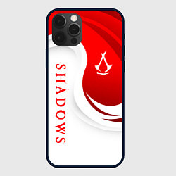 Чехол для iPhone 12 Pro Max Assassins creed - shadows, цвет: 3D-черный