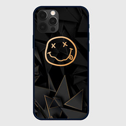 Чехол для iPhone 12 Pro Max Nirvana golden poly, цвет: 3D-черный
